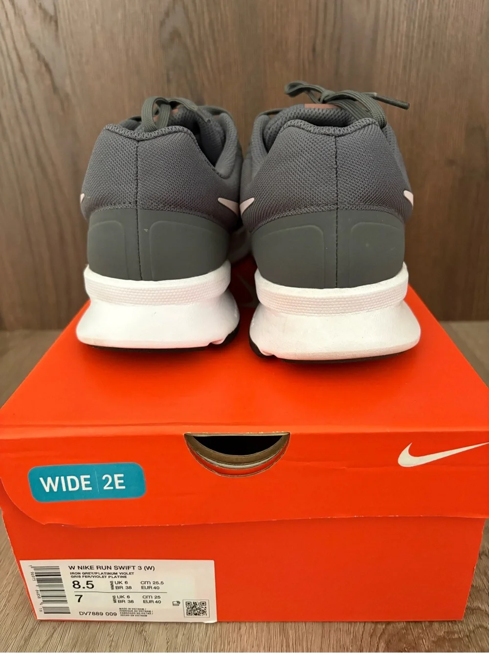 Nike only slightly